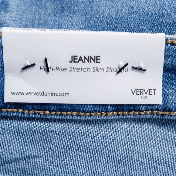 NEW Vervet Women’s Jeanne Jeans Clean Girl Minimalist Capsule High Rise Size 29 - Picture 8 of 10